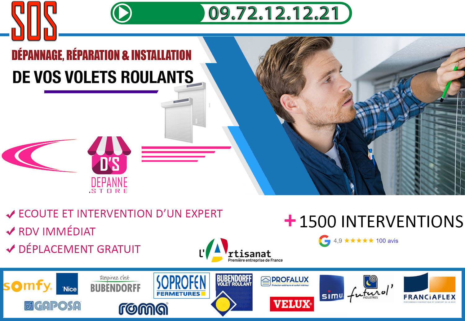 Depannage Store Suresnes